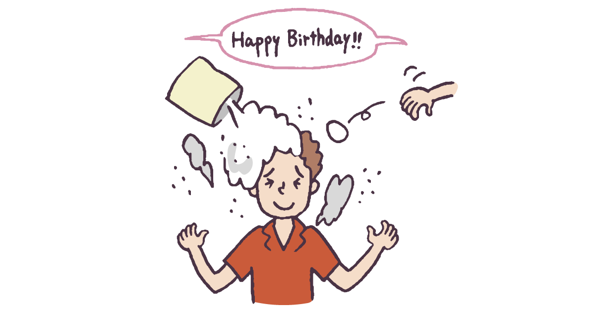 たまごを投げて誕生日をお祝いする国