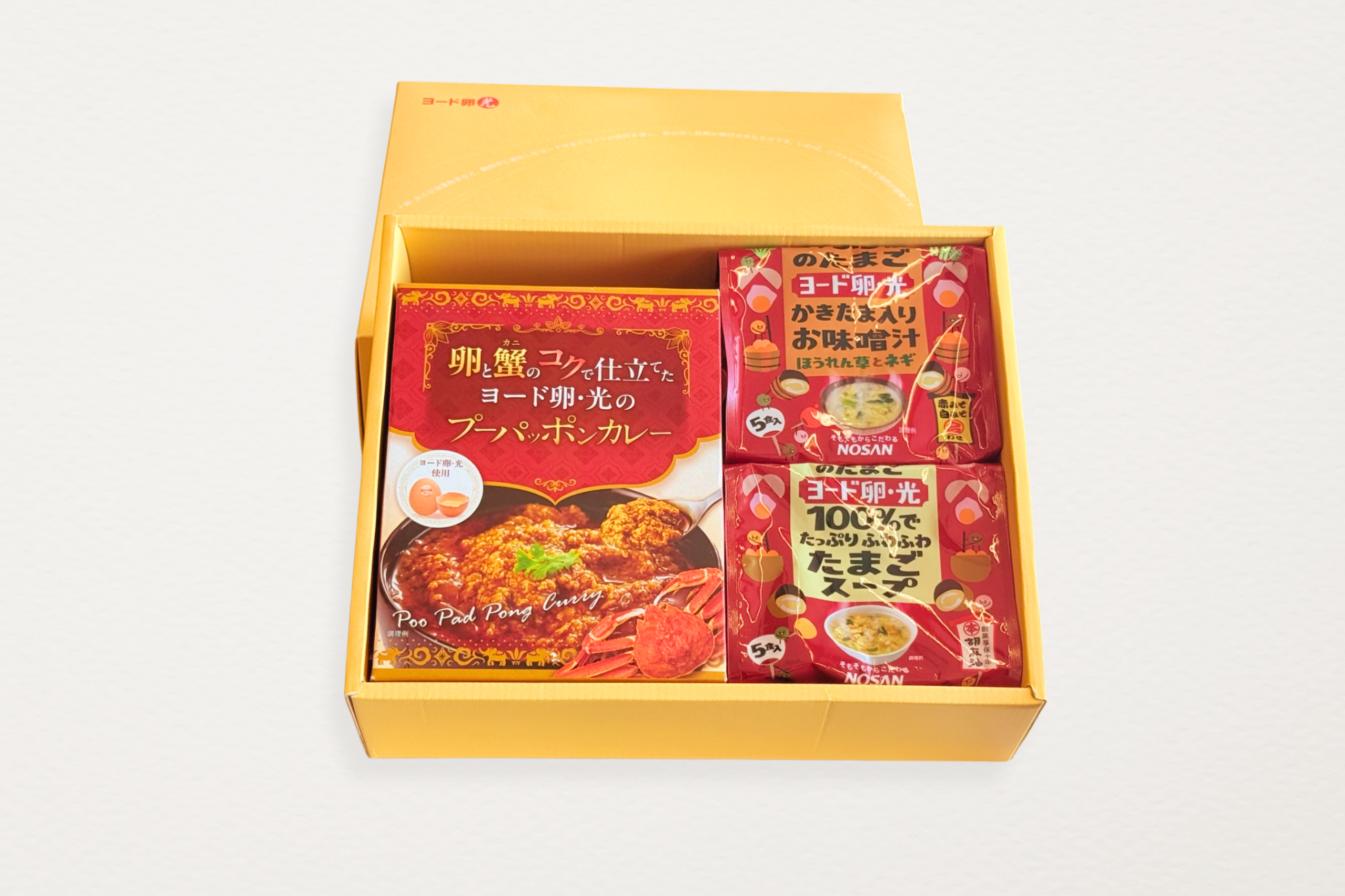 ギフトセット6（プーパッポンカレー・ふわふわたまごスープ・かきたま味噌汁）＜送料込＞