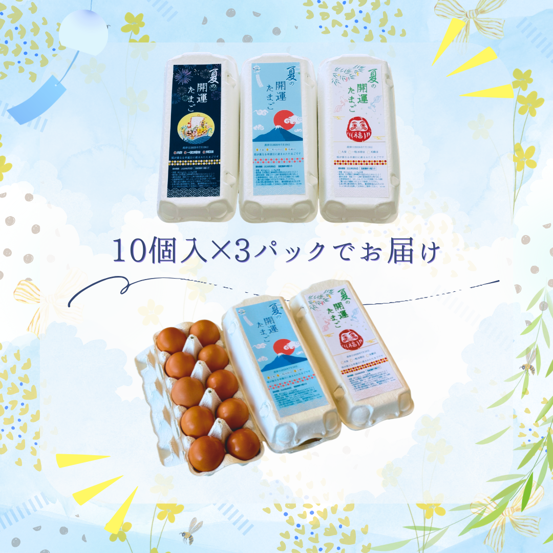 【予約限定販売】2026年夏の開運たまご（送料込）